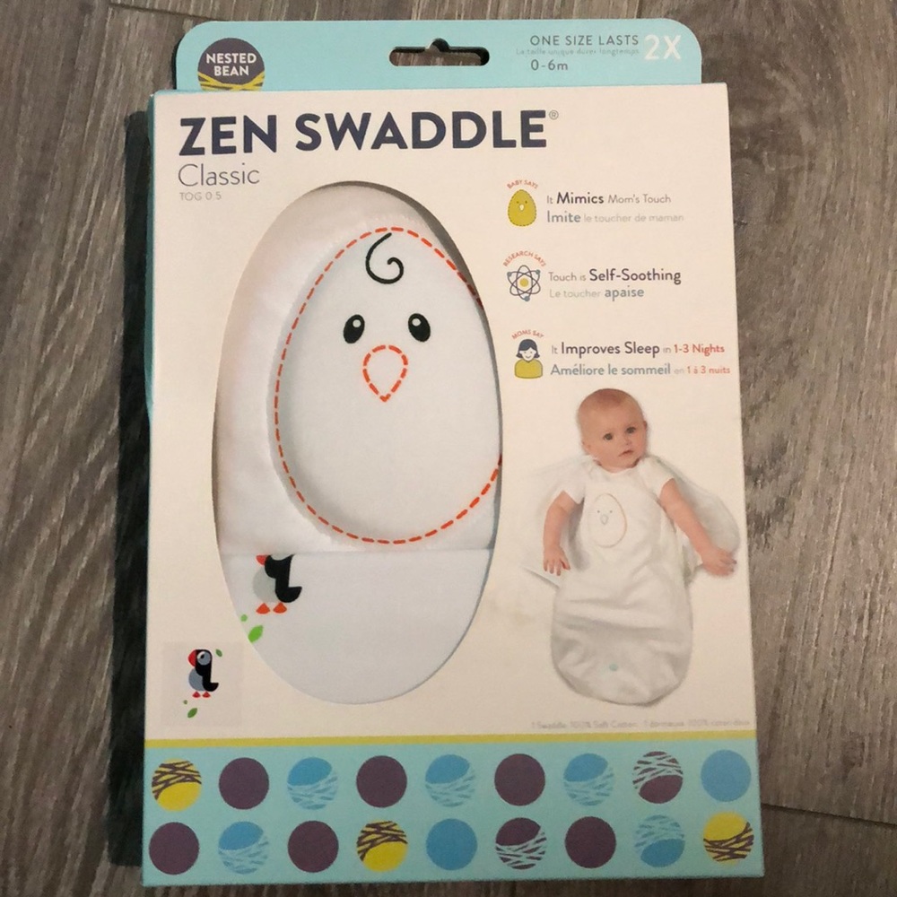 Nested bean zen swaddle